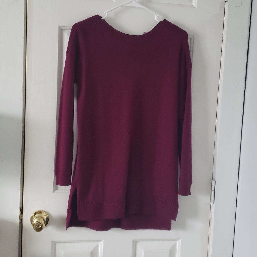 Old Navy Tunic Sweater Maroon color